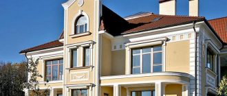 ФАсад, отделанный декоративными элементами