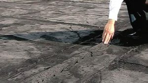 Вздутие кровельного покрытия